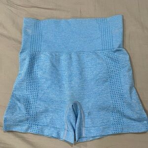Blue Biker Gym Shorts